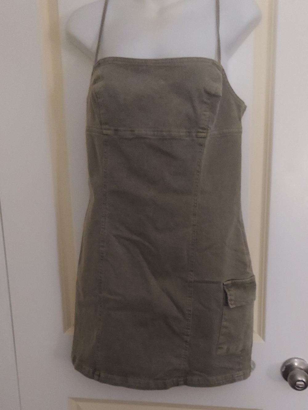 Urban Outfitters Olive Green Mini Dress